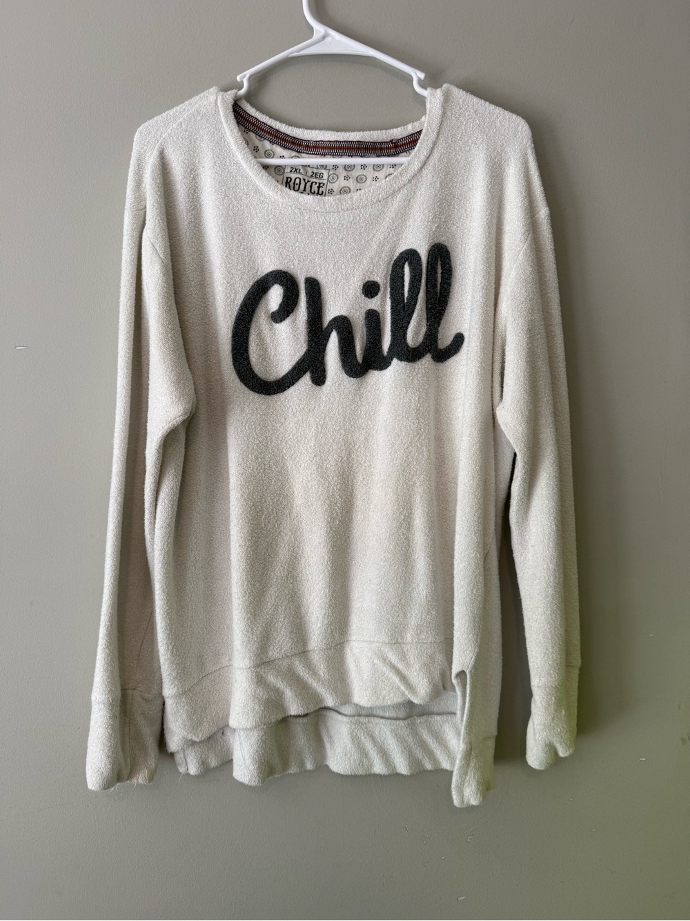 Cozy 'Chill' Crewneck Sweater